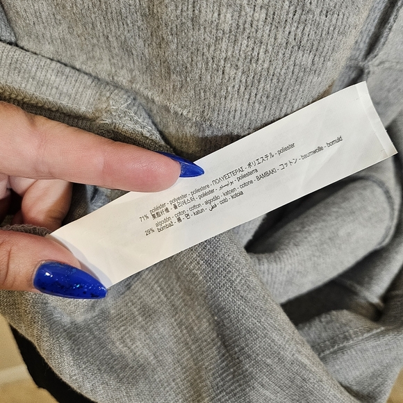 Gray Short Sleeve Women's Dress - Picture 6 of 6